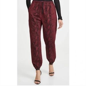 NWT Alexander Wang Diamond Snake Joggers